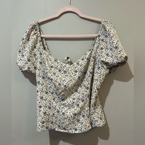 Floral crop top